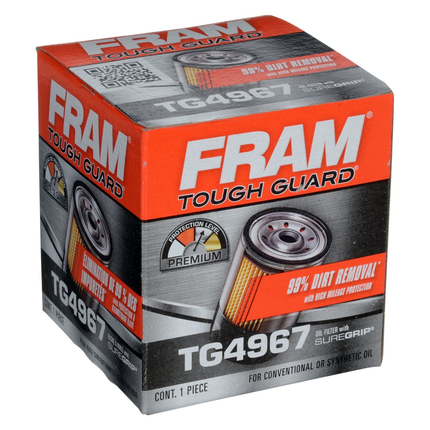 For Toyota Camry 19882019 FRAM TG4967 Tough Guard SpinOn Engine Oil