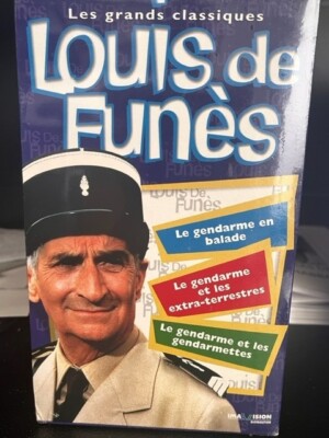 Coffret VHS Les grands classiques Louis de Funes 3 films