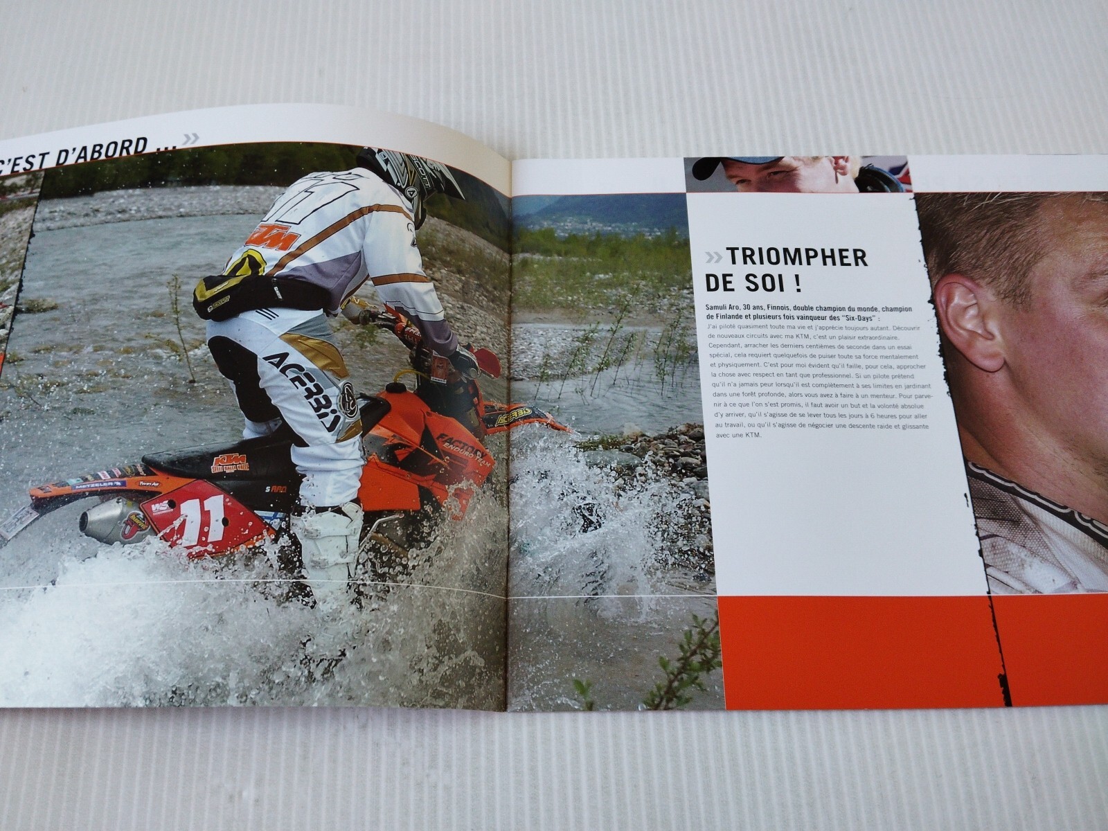 Prospectus KTM Offroad 2006, édition collector papier glacé pour passionnés
