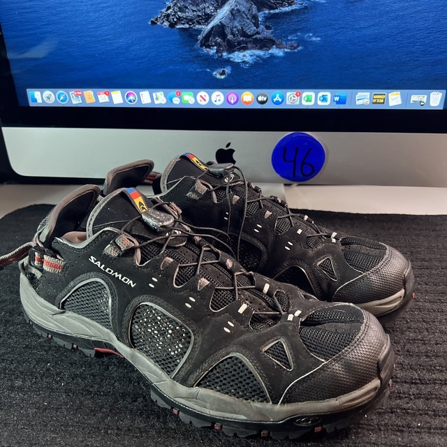 Size 11.5 - Salomon Techamphibian 3 Black for sale online | eBay