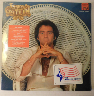SEALED 1979 LP Larry Gatlin ''Straight Ahead'' gate-fold with hype Columbia 36250