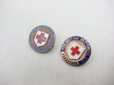 Vintage British Red Cross Associate Badge and a Red Cross Junior Badge (2)