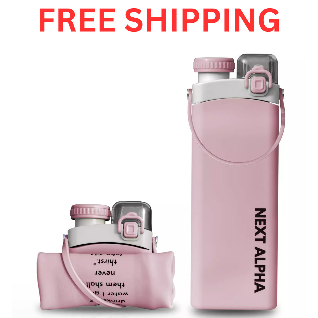 Collapsible Water Bottle Foldable Water Bottle For Hiking Ca