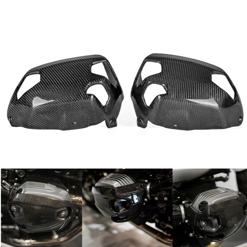 For BMW R NINE T R9T 2014-2017 Carbon Fiber Cylinder Head Guards Protector Cover - Picture 7 of 10