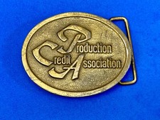 Production Credit Association Belt Buckle By Hit Line Usa