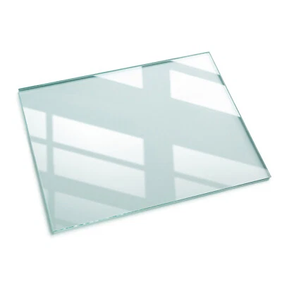 TASTYPRINTS Toughened Glass Table Top Glass Panel Transparent Rectangular Glass Table Top 80x60