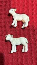 Schleich Lamb Figurines Lot Of 2 FREE SHIPPING   