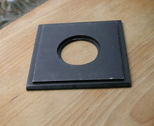 genuine MPP mk7 & 6 VII lens board panel 40mm compur copal 1 fit hole - Picture 3 of 4