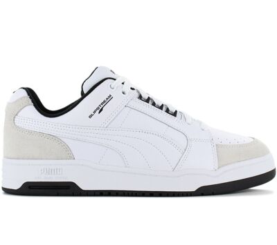 PUMA Slipstream Lo Retro Herren Sneaker Leder Weiß 384692-05