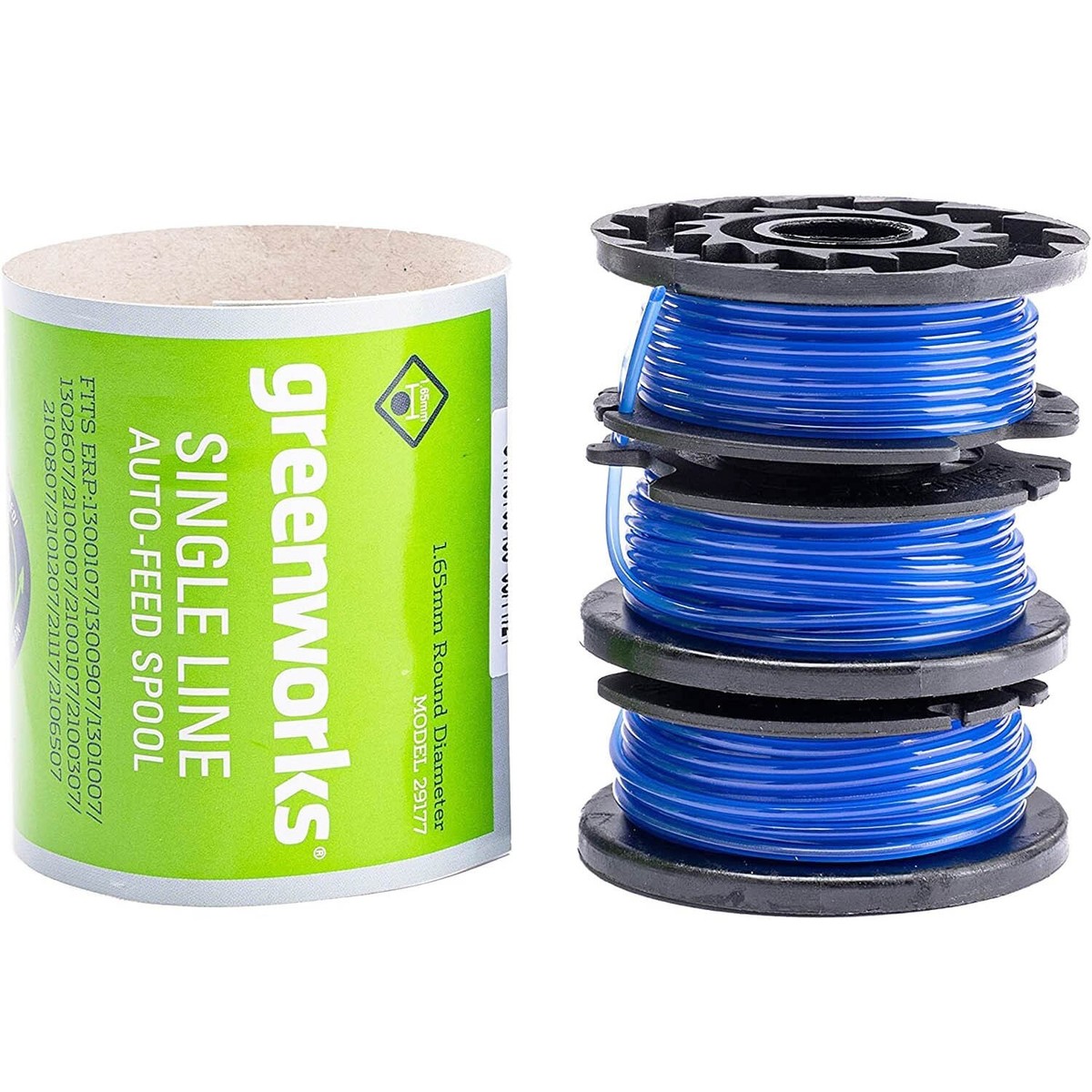 Spare Spool Assembly For Greenworks Trimmers (3pcs) - Greenworks