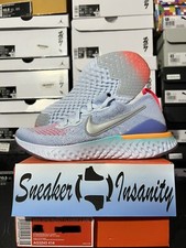 Size 5.5Y - Nike Epic React Flyknit 2 GS Aluminum/Metallic Brand New AQ3243-414