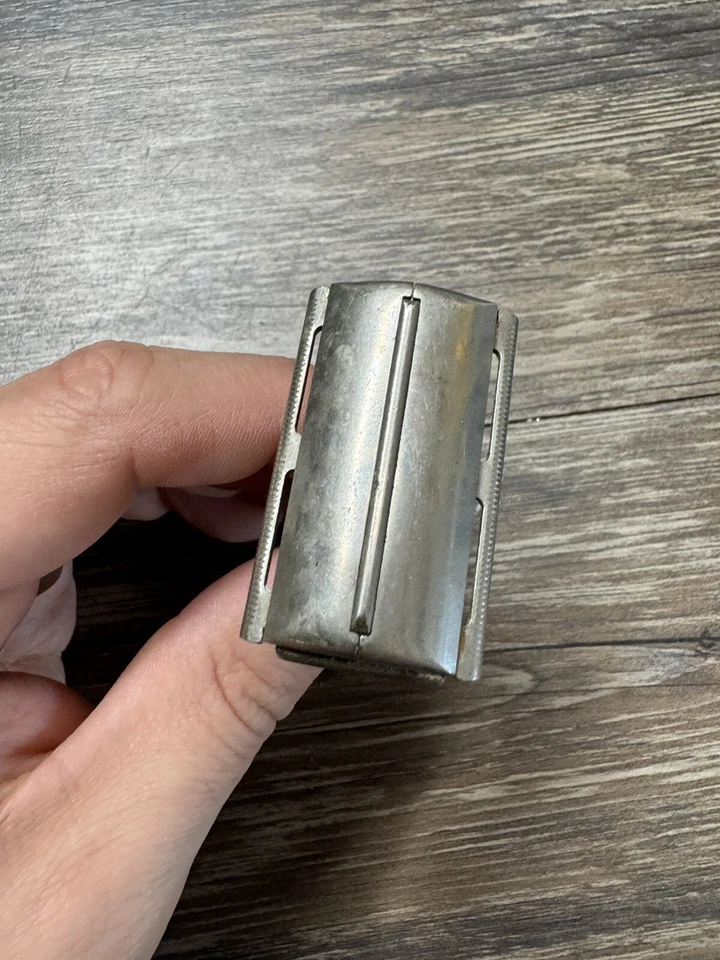 Navaja de seguridad vintage 1961 G1 Gillette Fat Boy TTO Foto 2 de 4