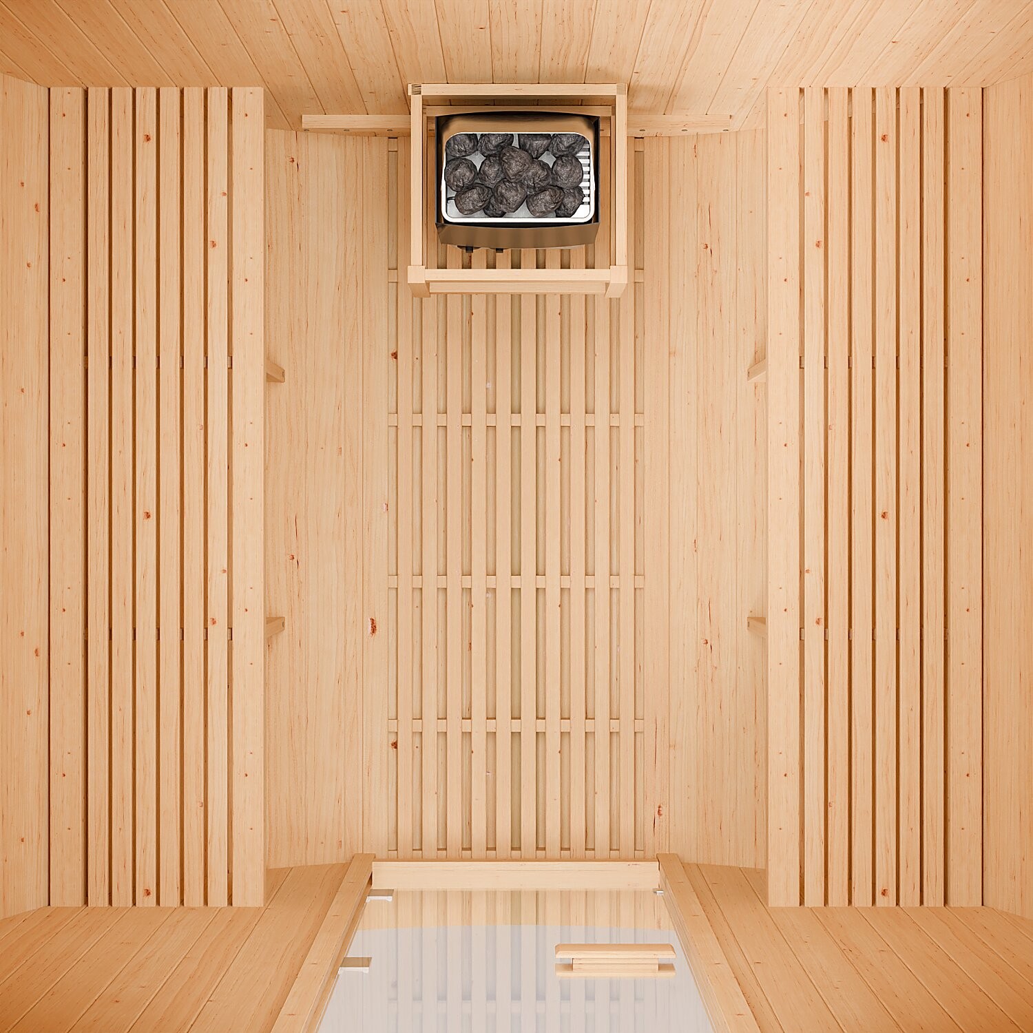 Dewello Fasssauna Gartensauna Saunafass Außensauna Outdoor Sauna Fichtenholz 