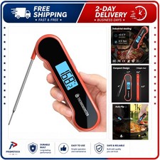 Digital Meat Thermometer ThermoMonster HT09 Instant Read Red 0.5 Sec