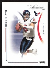 2004 Playoff Prime Signatures David Carr #/999 SN #43 Card