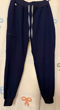 FIGS Unisex Zamora Technical Collection Navy Scrub Pants Size S Jogger Excellent