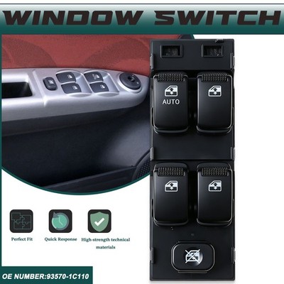 935701C110 Driver Side Master Power Window Control Switch For Hyundai Getz 2005