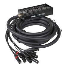 ProX XC-SB8XLR2CAT25 25 FT XLR Stage Recording Extension Box Snake idjnow
