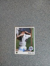 Bobby Witt Sr Signed In Person 1989 Upper Deck Rangers Card