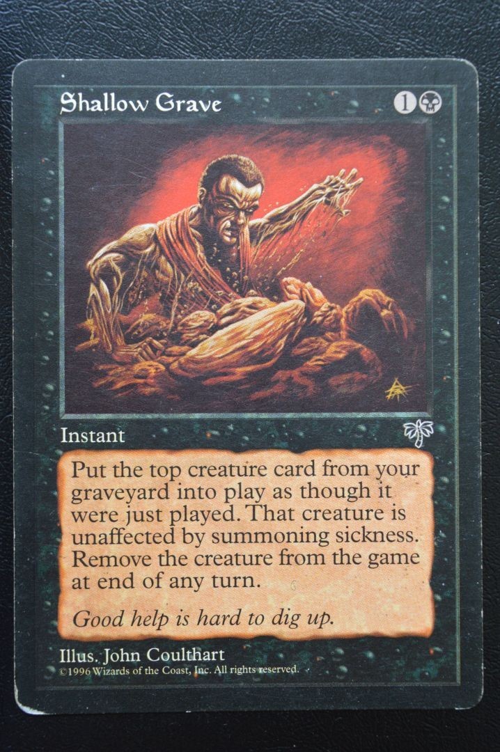 Magic MTG Shallow Grave EN MP Mirage