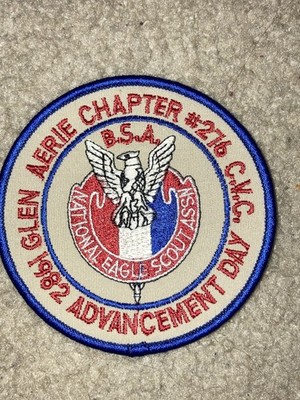 Boy Scout BSA 1982 Clinton Valley Michigan Council NESA Glen Aerie Chapter Patch