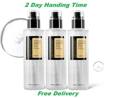 COSRX Snail Mucin 96% Power Repairing Essence 3.38 Fl.Oz 100 ML 3 Pack