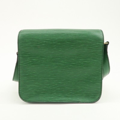 Louis Vuitton Epi Cartouchiere MM Shoulder Bag Borneo Green  display picture 1