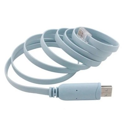 USB to RS232 Serial to RJ45 CAT5 Console Adapter Cable for Cisco Routers FTDI-US