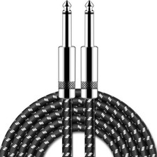 New bee Guitar Cable 10 ft Electric Instrument Bass AMP Cord 1/4 10FT