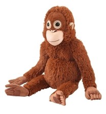 IKEA RARE LARGE DJUNGELSKOG Orangutan Plush Soft Toy 24in New In Hand Ships Now