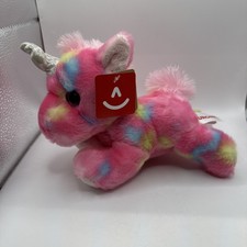 Aurora Jellyroll Pink Unicorn Pastel Pony Plush 8" Stuffed Toy Lovey