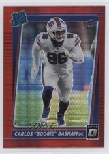 2021 Donruss Optic Rated Rookie Red Hyper Prizm Carlos Basham Jr Boogie #277 u0q