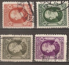 Slowakei 1939 36 - 39 gestempelt