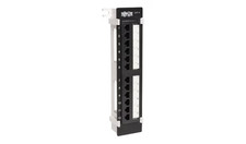 TRIPP LITE N250-012 12-Port Cat6 Wall-Mount Vertical 110 Patch Panel