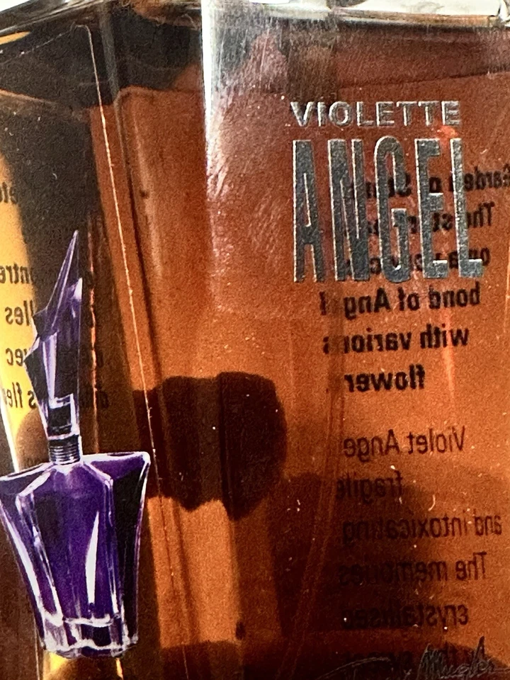 Angel Violette Thierry Mugler EDP 3,4 OZ Mujer Raro De Colección Nuevo Foto 3 de 4