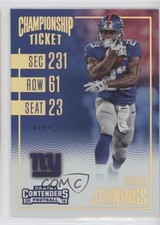 2016 Panini Contenders Championship Ticket 50/99 Rashad Jennings #6 y0i