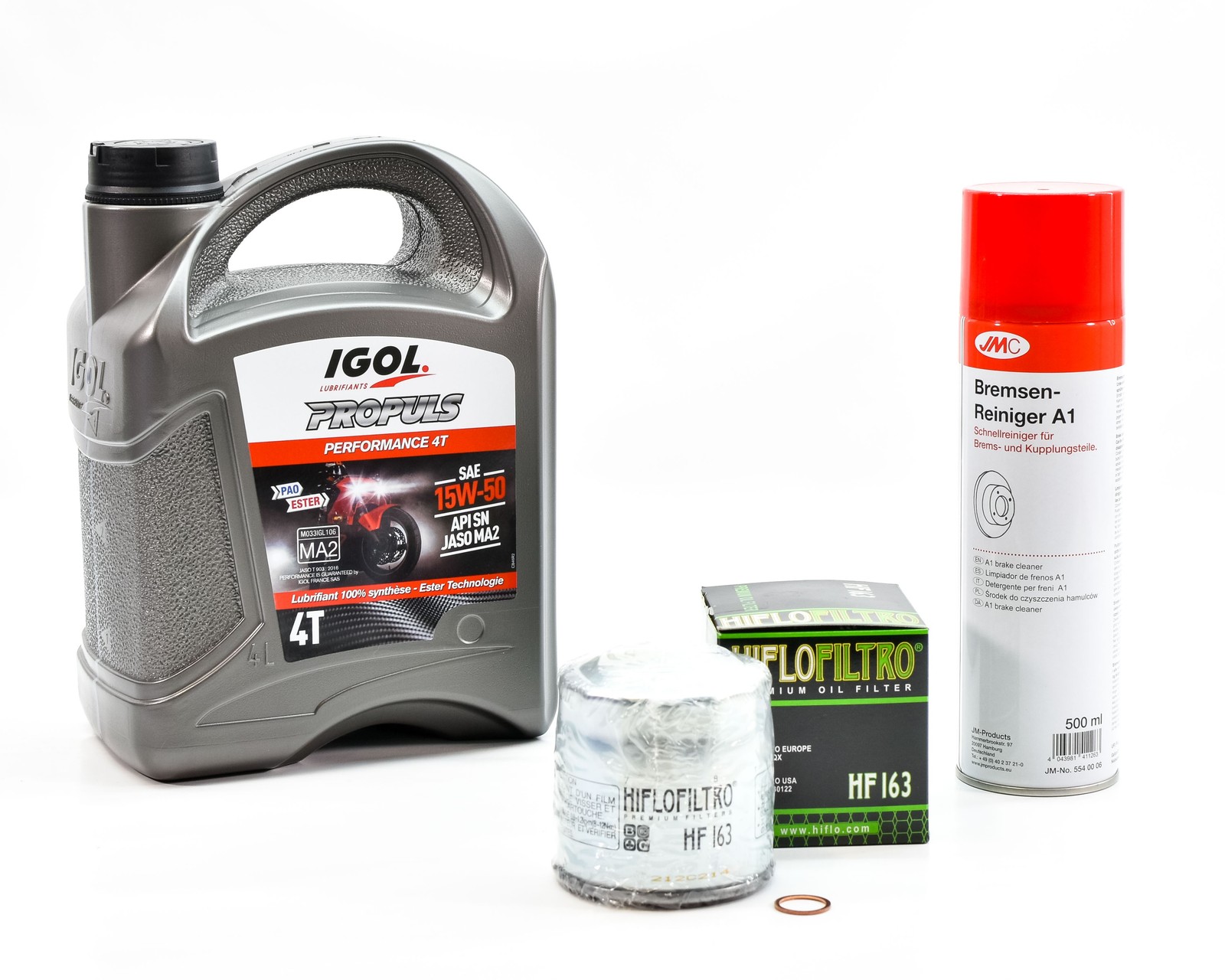 Kit vidange anti-usure BMW R 850 RT huile IGOL 15w50 stable