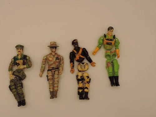 New ListingVintage GI Joe 80’s 90’s Hasbro and Lanard Lot of 4 Action Figures 3.75 inch