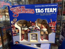 WWF WWE LJN TAG TEAM BOX SET NATURAL DISASTERS EARTHQUAKE AND TYPHOON