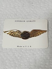 1970s - 1980s Vintage Continental Airlines Wings Badge.