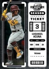 Luisangel Acuna 2023 Chronicles Baseball - Contenders Optic #18 - Texas Rangers