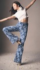 Love Shack Fancy x Gap Women's High Rise Jeans 70's Flare 29 Floral Euc — photo 2
