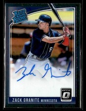 2018 Donruss Optic - Rated Rookies Signatures - #RRS-ZG Zack Granite