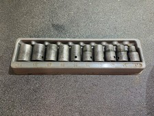 Snap On 1/2” Drive Impacts Sockets 10-19mm