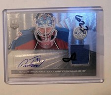 2013-14 Totally Certified Jerseys Calvin Pickard #166 Rookie Auto RC