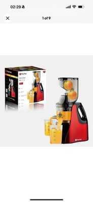 Maya Range Cold Press Entsafter Maschinen, Slow Masticating Juicer mit 80mm &1,0L