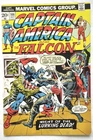 Captain America #166 1973 Vintage Marvel Comic Falcon Yellow Claw Nick Fury