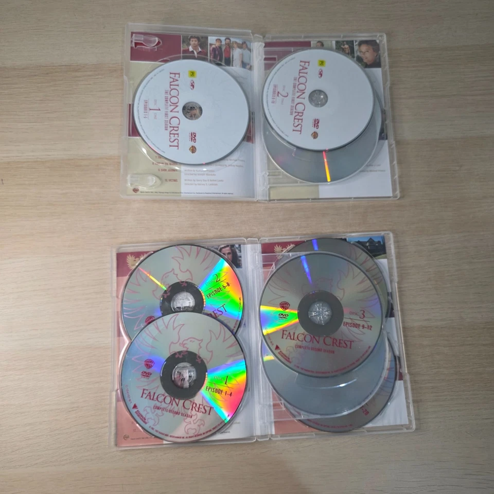 Falcon Crest Series 1 & 2 DVD 1981 Region 4 PAL First Second Season TV - Bild 3 von 4