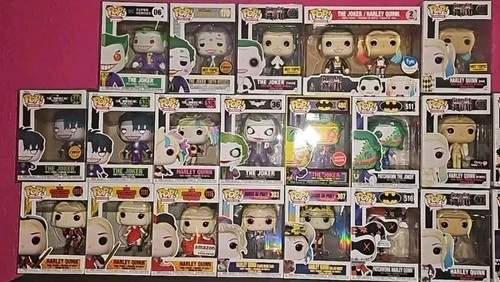 Funko Pop Lot Harley Quinn Joker Suicide Squad Birds Of Prey Dark Knight