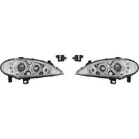 Scheinwerfer Passend FüR Set Renault Megane Baujahr 1999-2002 Klarglas/Chrom